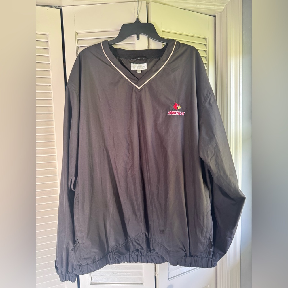 Vintage Louisville Cardinals CB WeatherTec Black Jacket